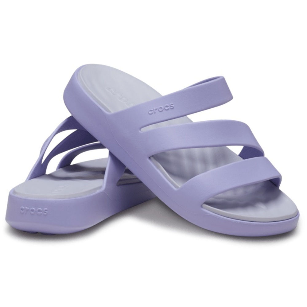 CROCS Mystic Purple Getaway Strappy Sandals